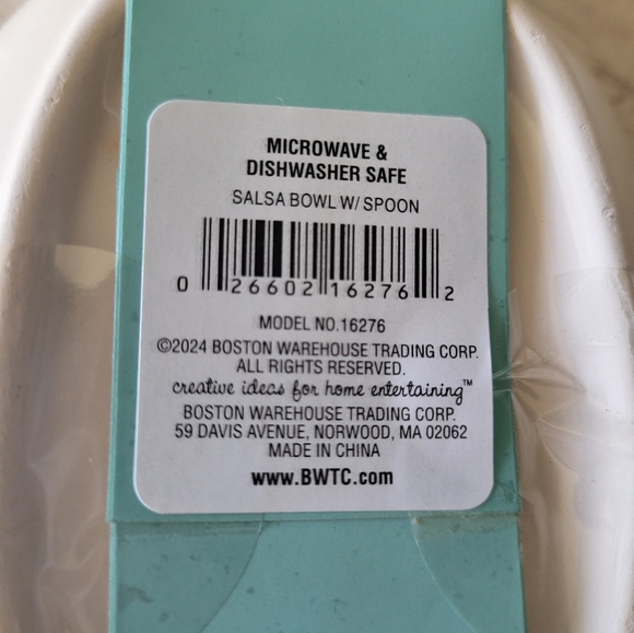 Salsa Bowl with Spoon Ceramic Fiesta Taco Tuesday Hostess Gift Cinco de Mayo - Picture 6 of 8